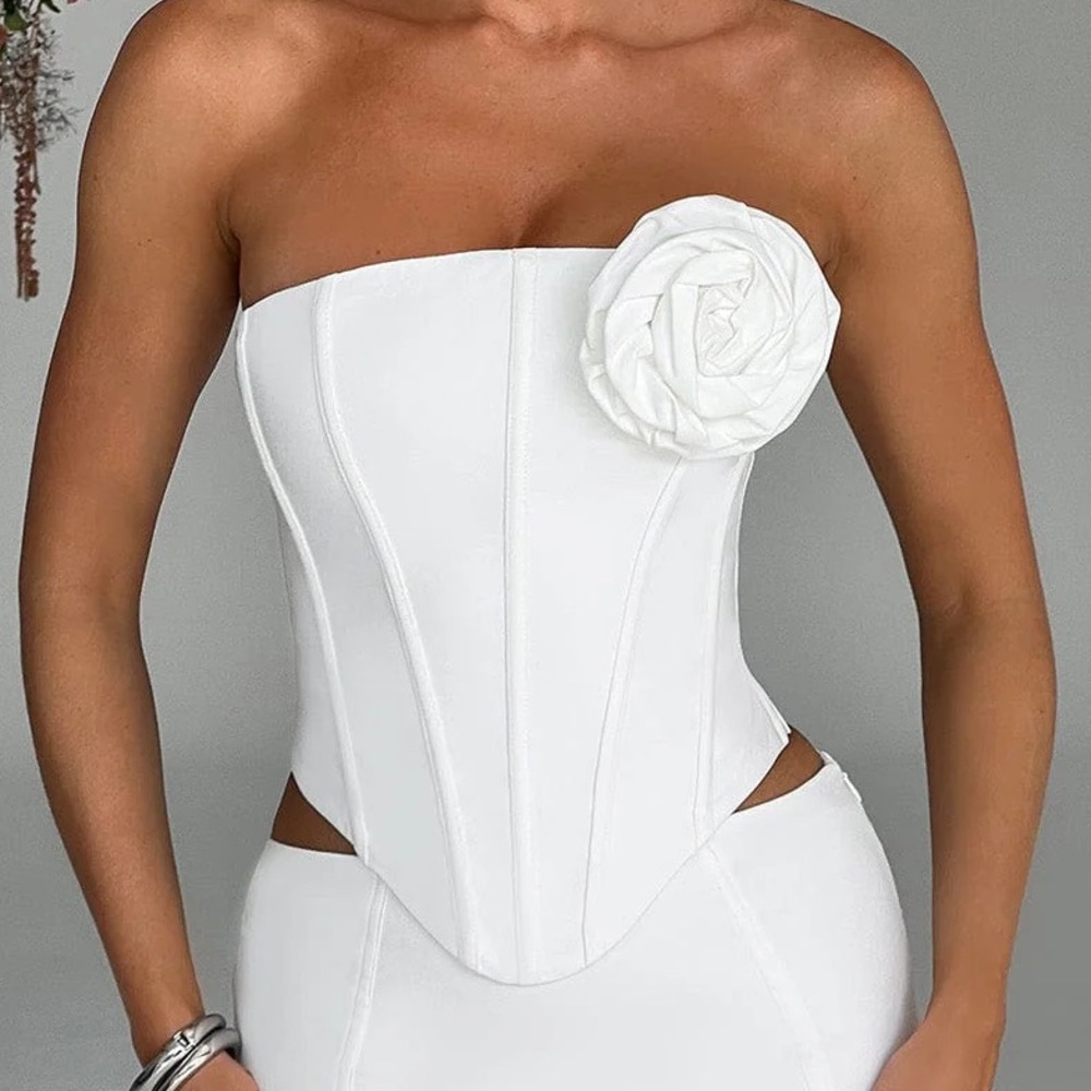 White Corset Top